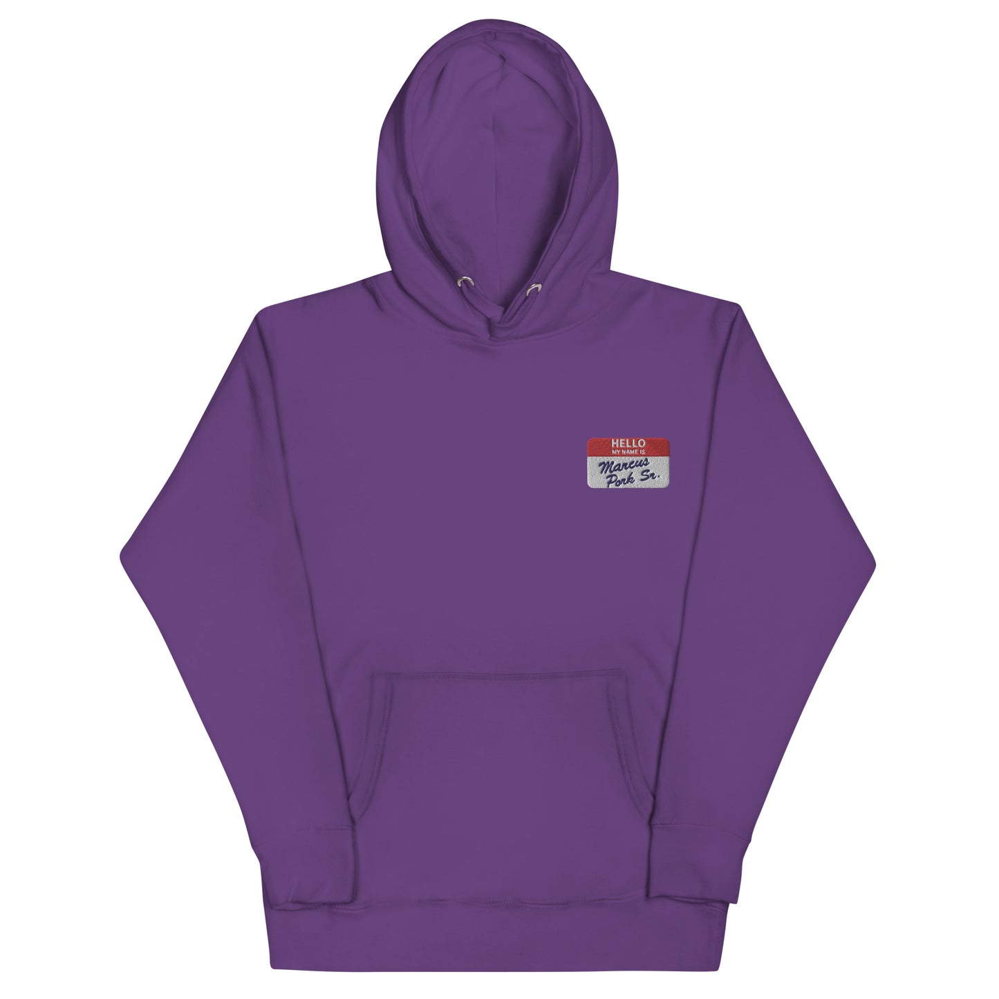 Embroidered Nametag Hoodie