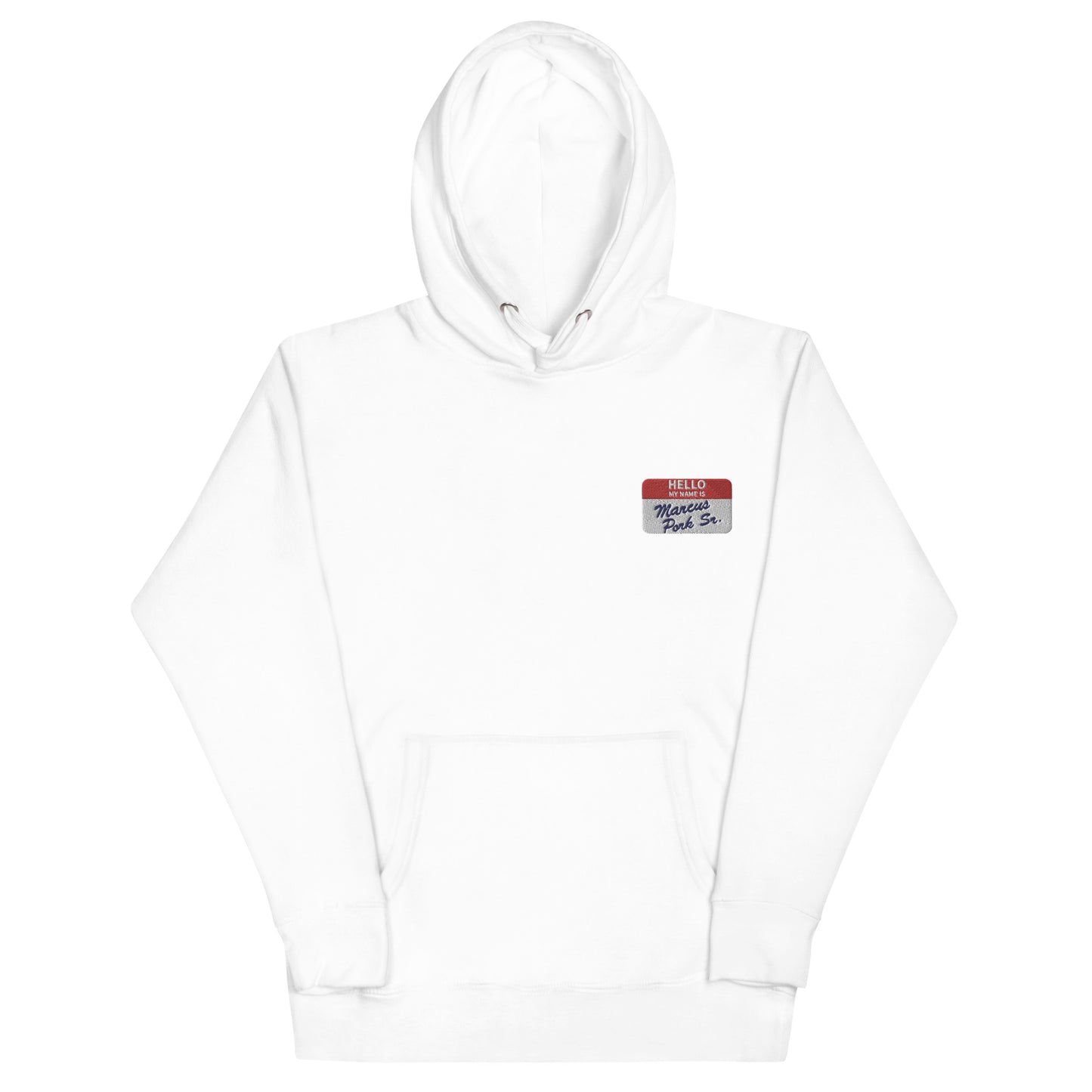 Embroidered Nametag Hoodie