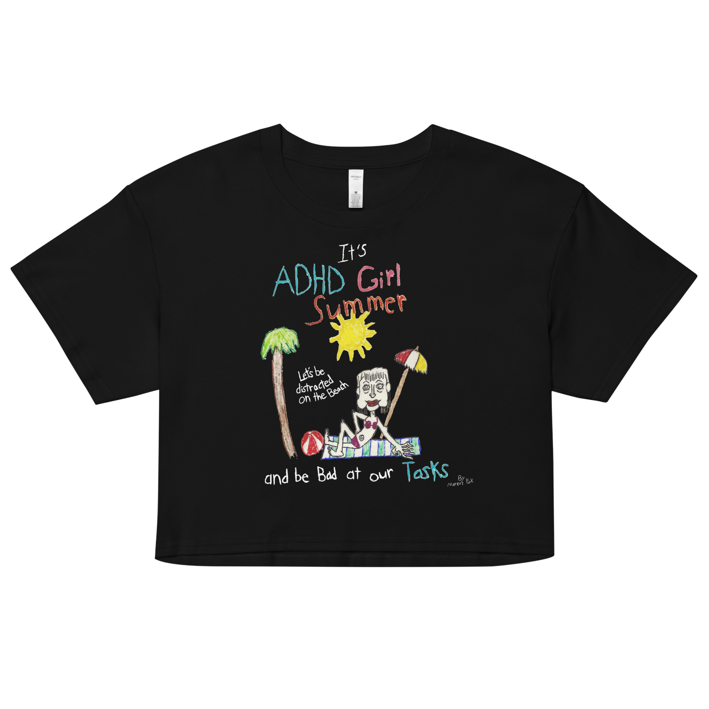 ADHD Girl Summer CROP TOP