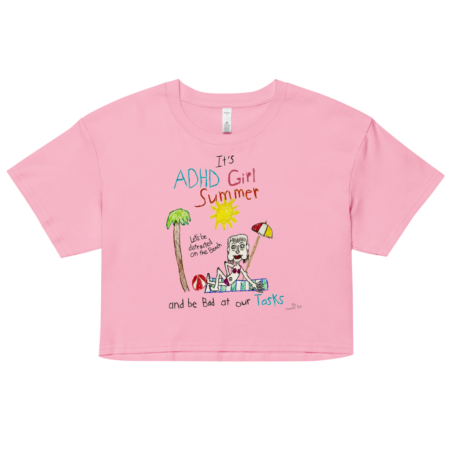 ADHD Girl Summer CROP TOP