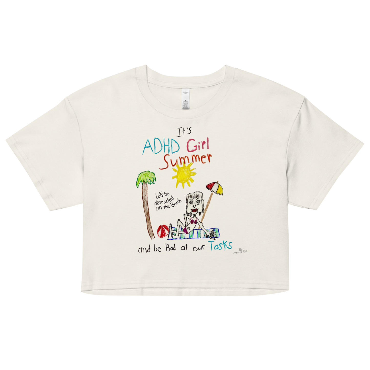 ADHD Girl Summer CROP TOP