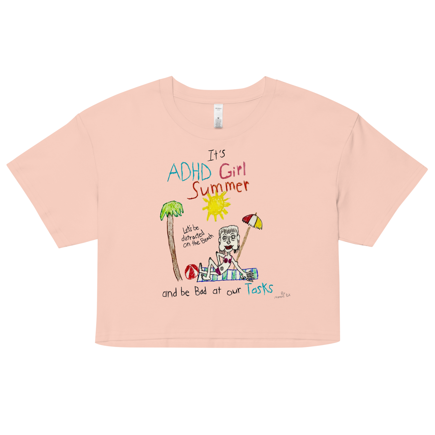 ADHD Girl Summer CROP TOP