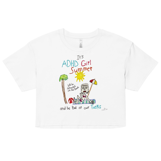 ADHD Girl Summer CROP TOP